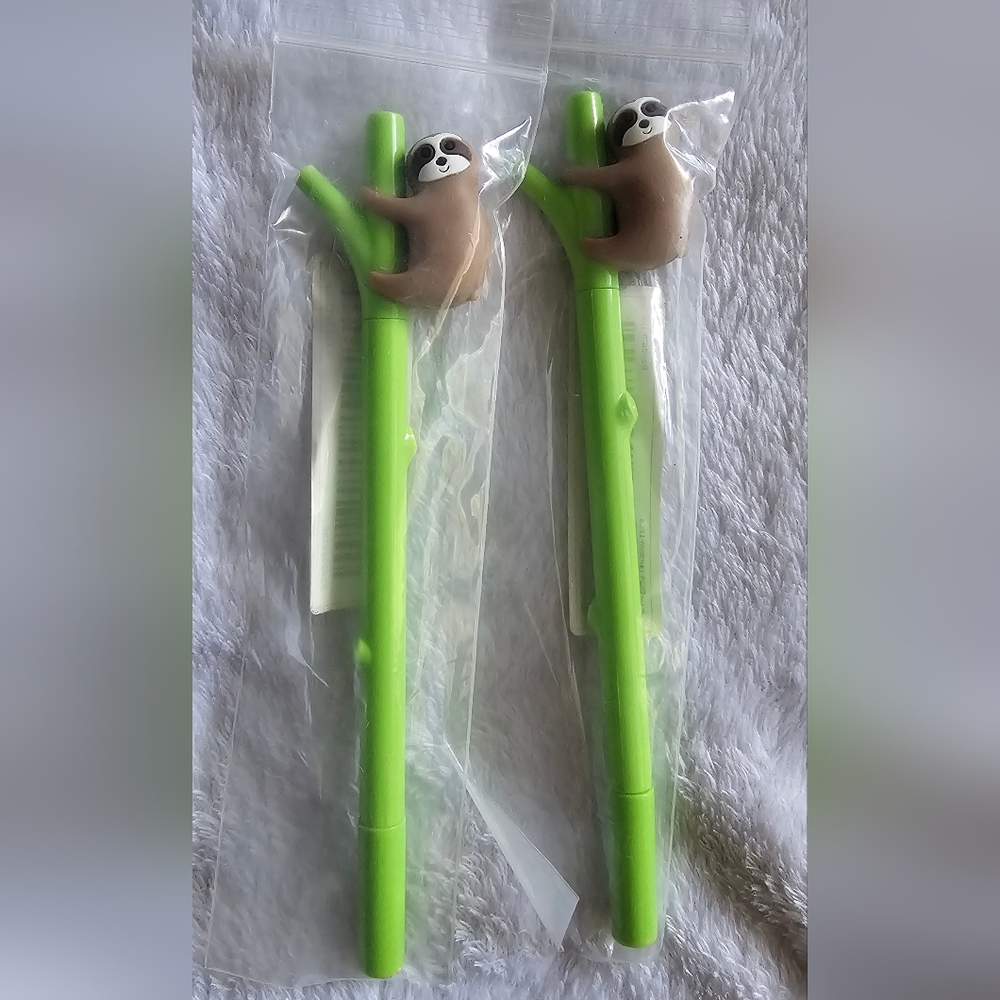 Novelty Gel Pens Sloth